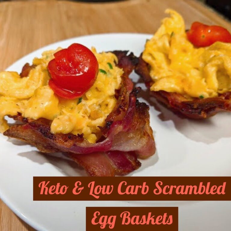 Keto Scrambled Egg Baskets
