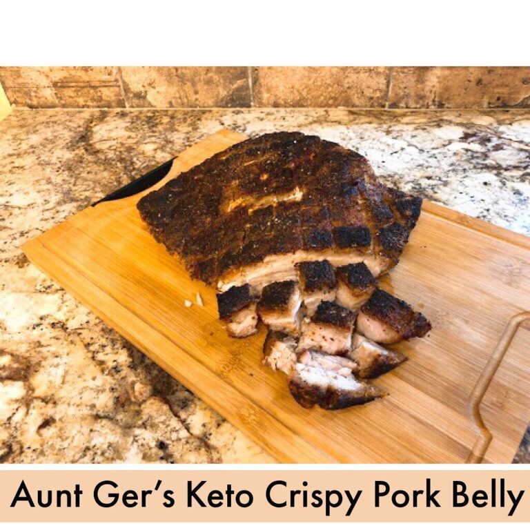 Keto Smoked & Fried Pork Belly BLT