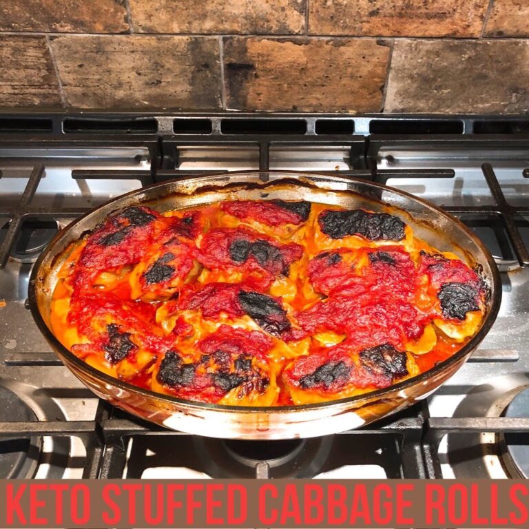 Keto Stuffed Cabbage Rolls