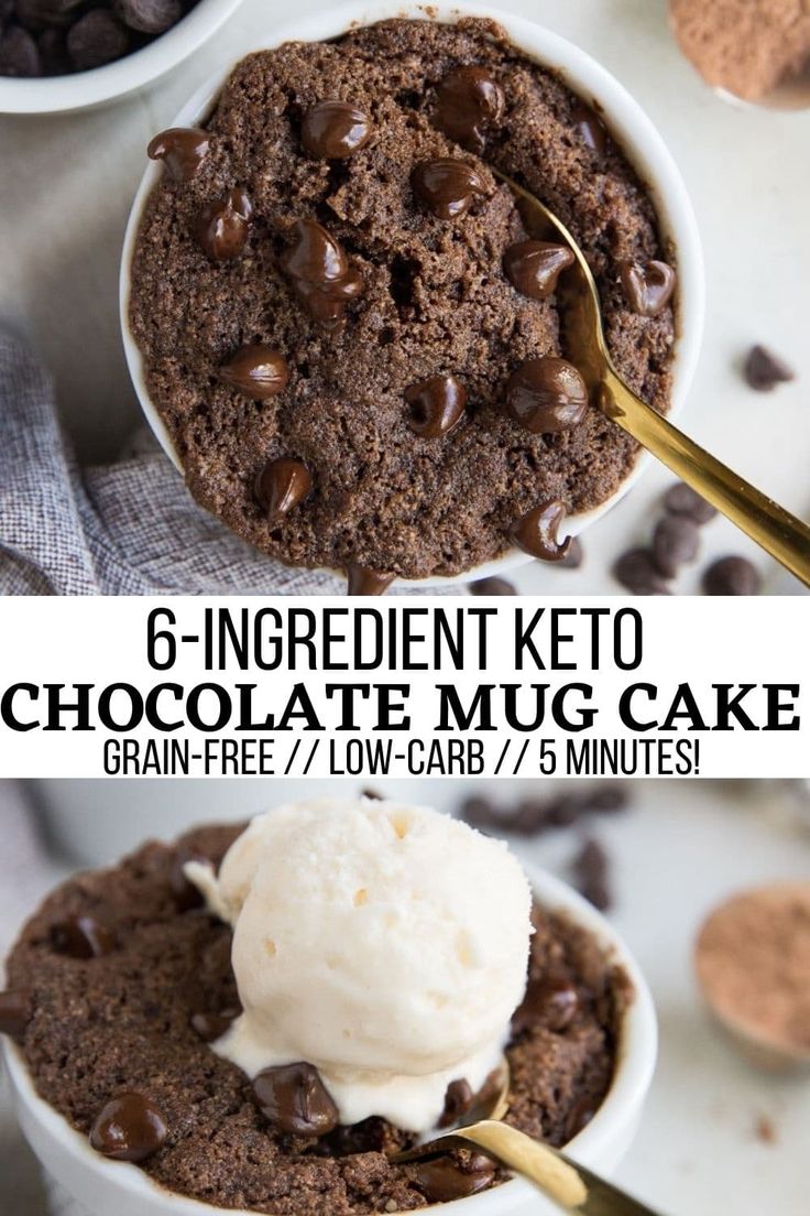Keto Chocolate Mug Cake