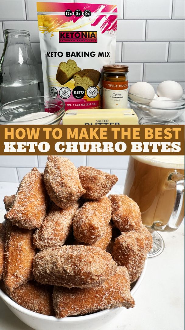 Keto Churro Bites