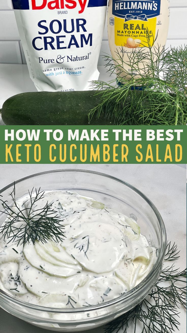 Keto Cucumber Salad