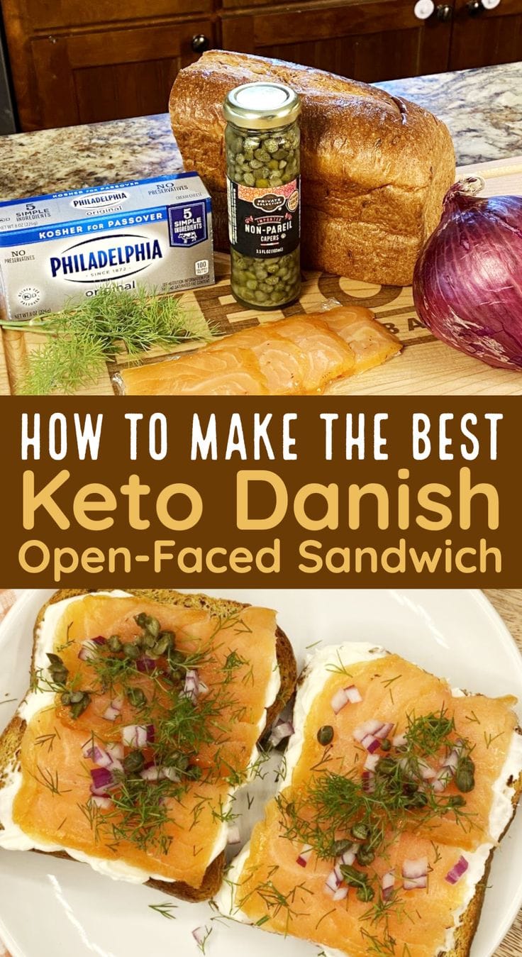 Keto Danish Open-Faced Sandwich
