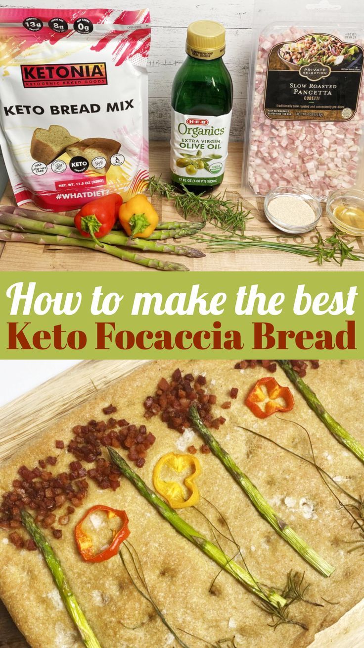 Keto Focaccia Bread