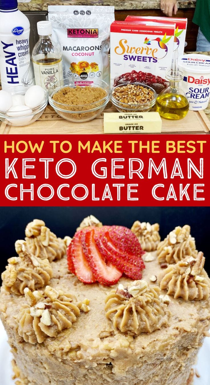 Keto German Chocolate Cake