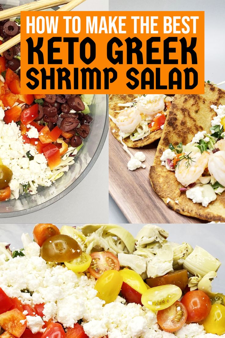 Keto Greek Shrimp Salad
