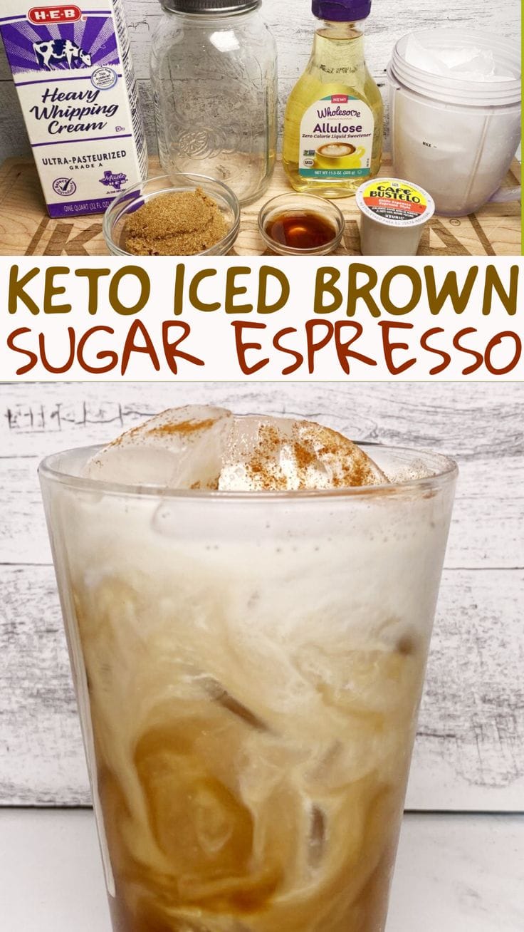 Keto Iced Brown Sugar Espresso