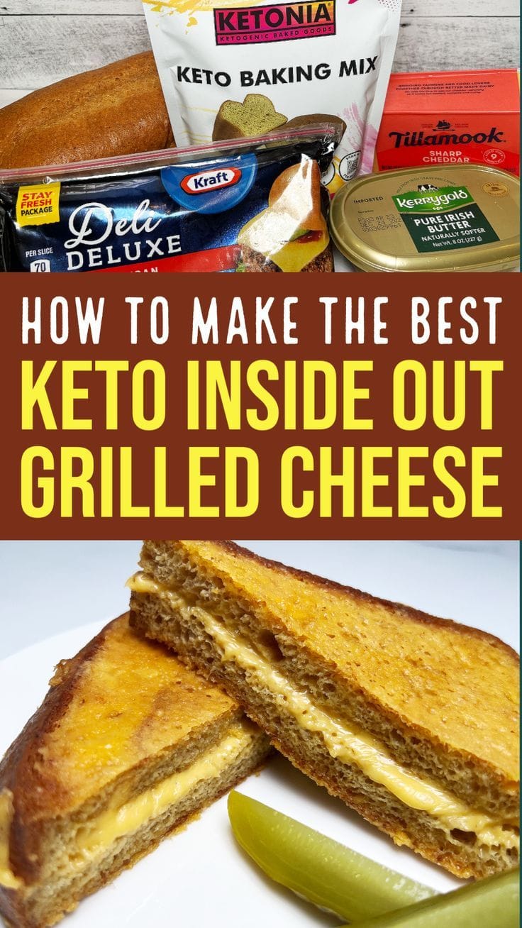 Keto Inside Out Grilled Cheese