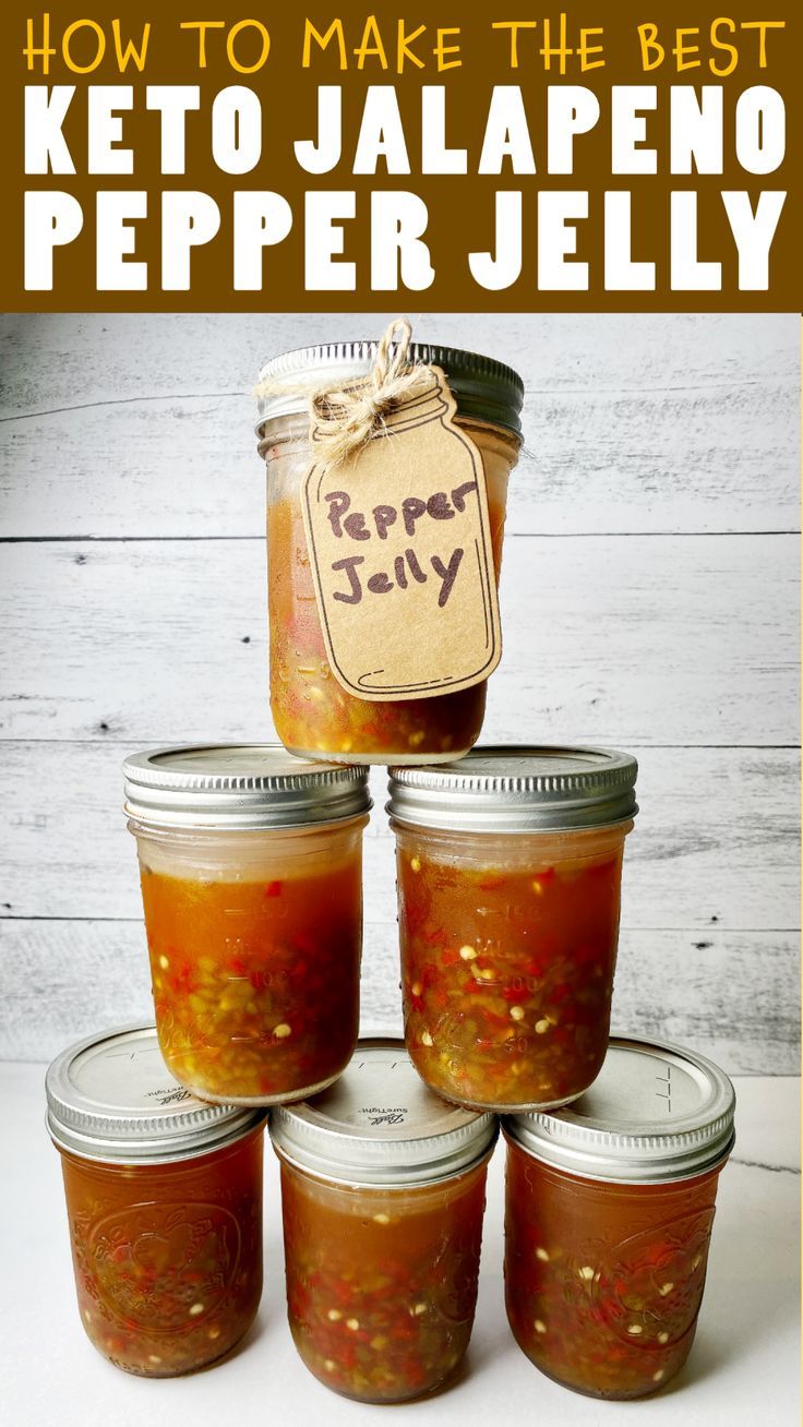Keto Jalapeno Pepper Jelly