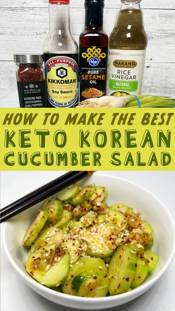 Keto Korean Cucumber Salad