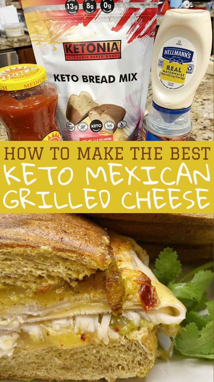 Keto Mexican Grilled Cheese