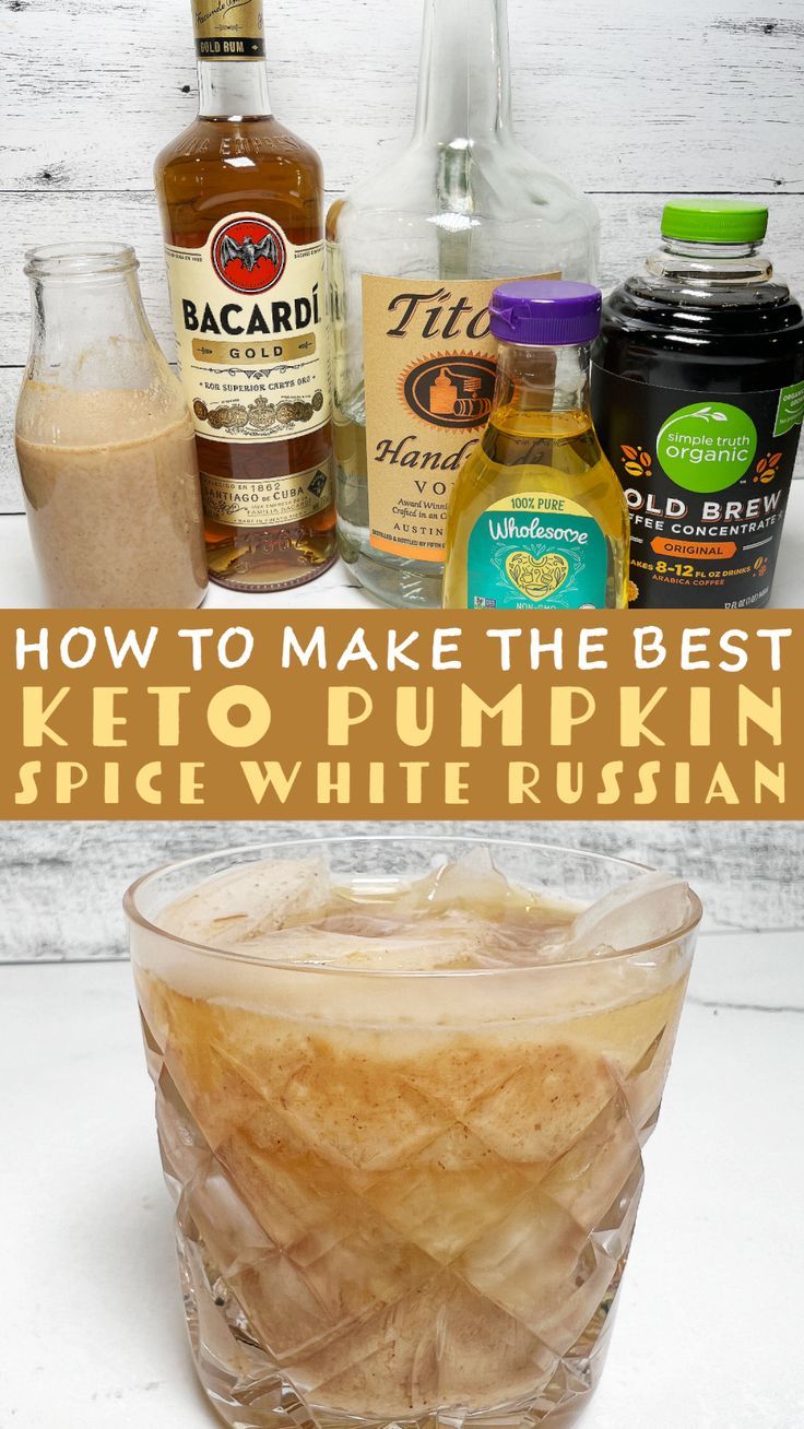 Keto Pumpkin Spice White Russian