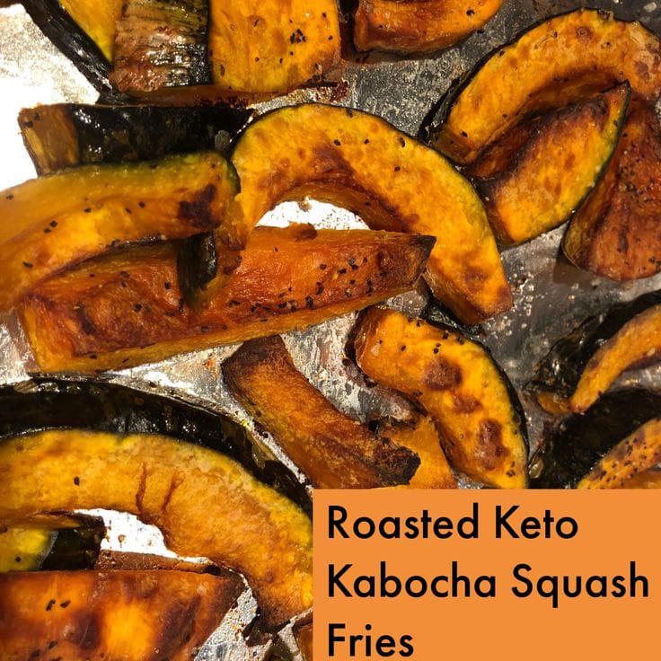 Keto Roasted Kabocha Squash Fries