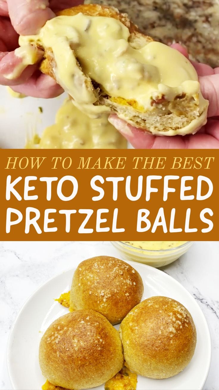 Keto Stuffed Pretzel Balls