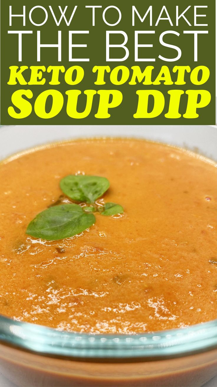 Keto Tomato Soup Dip