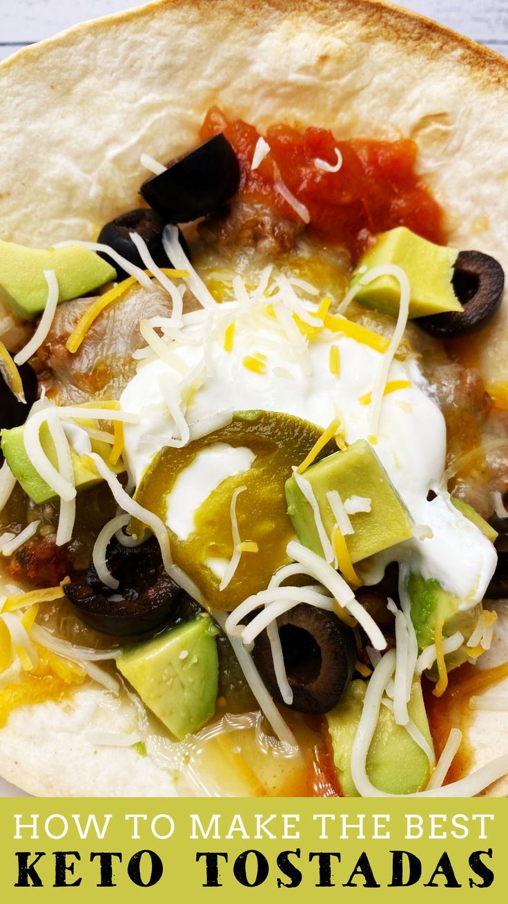 Keto Tostadas