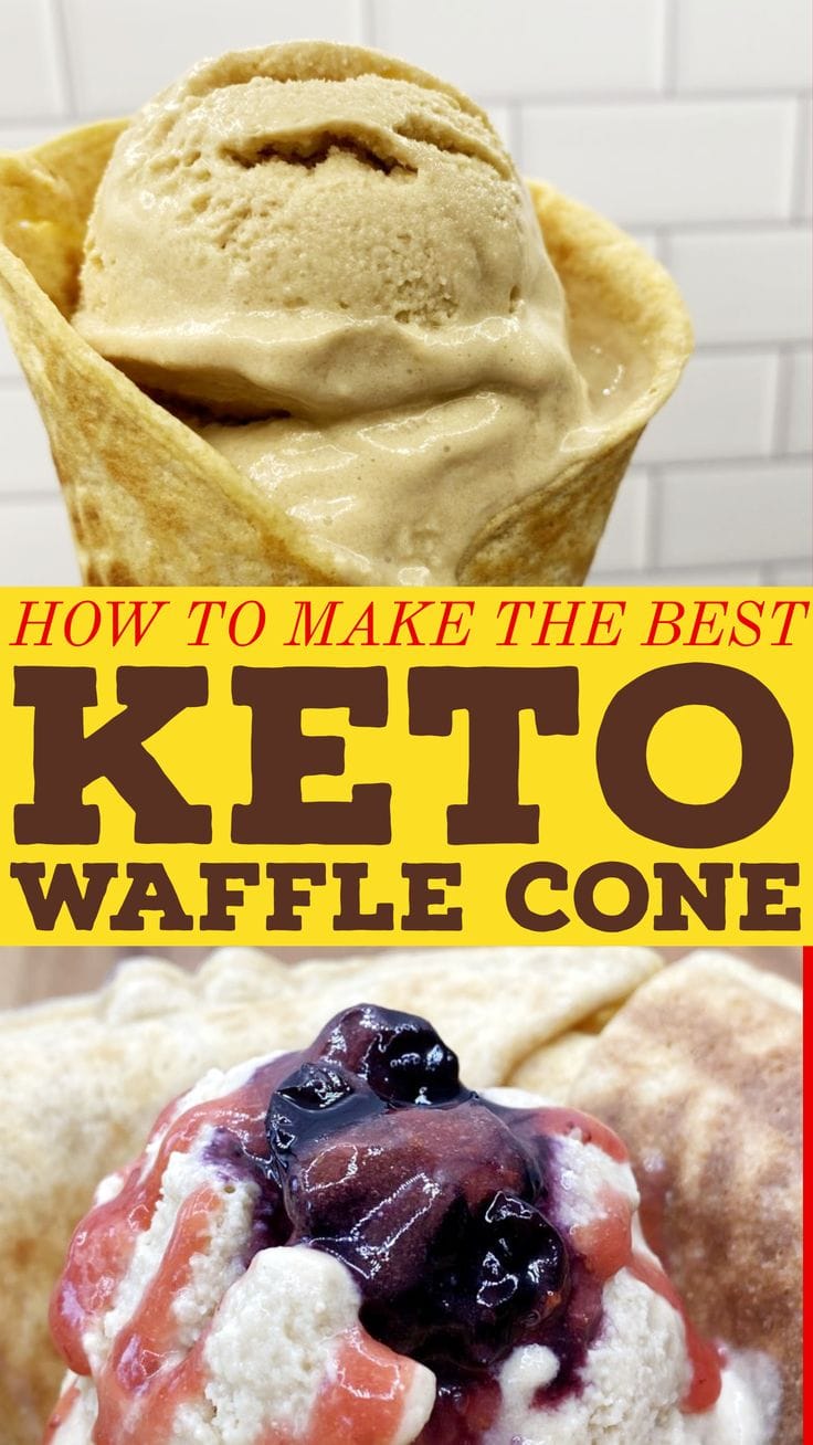 Keto Waffle Cone