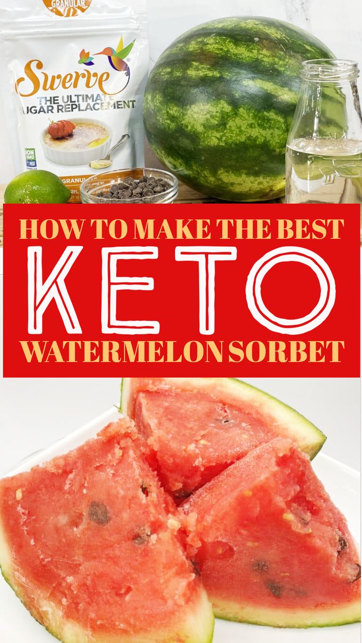 Keto Watermelon Sorbet