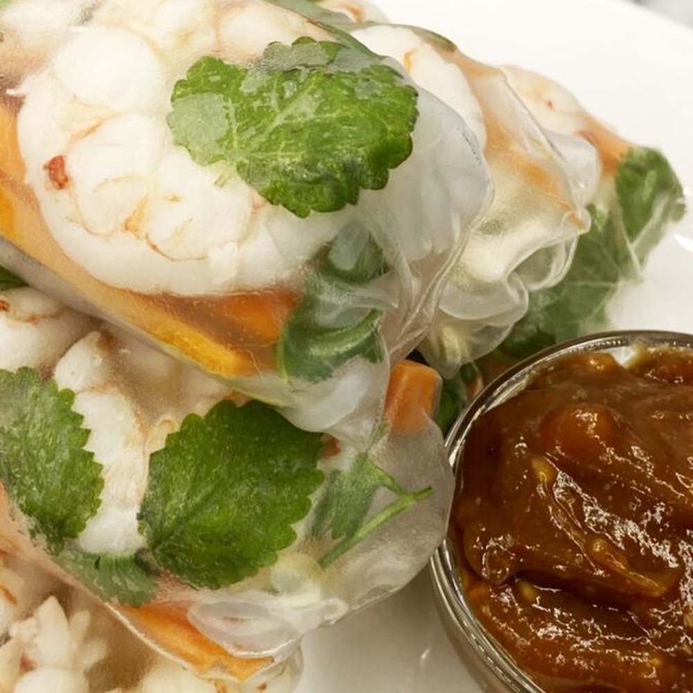 Keto Shrimp Spring Rolls